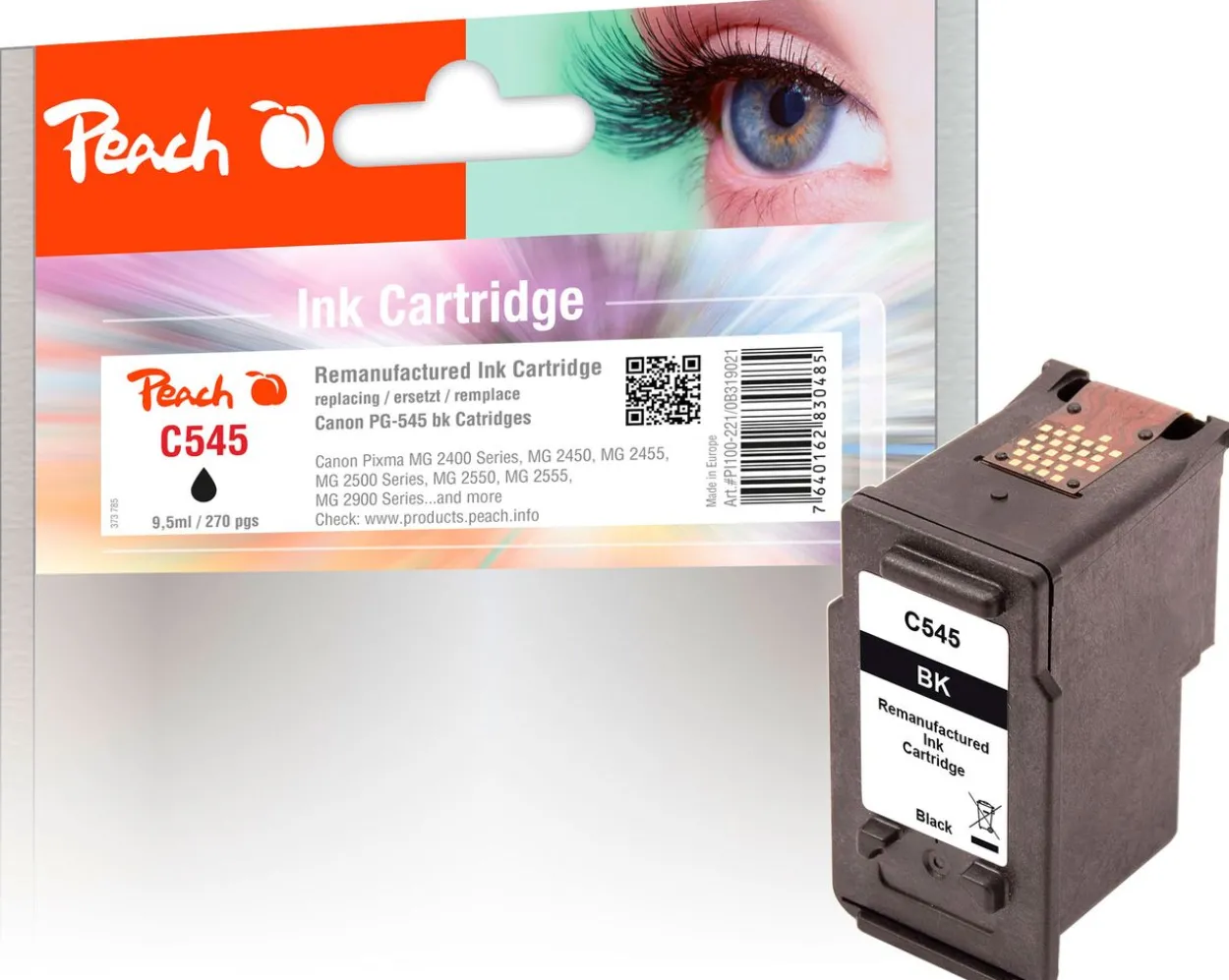 Druckkopf schwarz ersetzt Canon PG-545BK