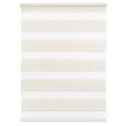Duo-Rollo Klemmfix, ohne Bohren - Natur, 90 cm x 220 cm (B x L)