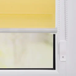 Duo-Rollo Klemmfix, ohne Bohren - Gelb, 60 cm x 150 cm (B x L)