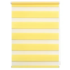 Duo-Rollo Klemmfix, ohne Bohren - Gelb, 110 cm x 150 cm (B x L)