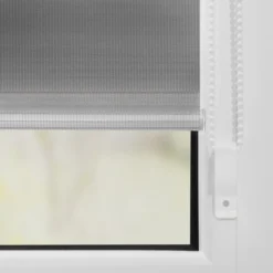 Duo-Rollo Klemmfix, ohne Bohren - Grau, 60 cm x 150 cm (B x L)