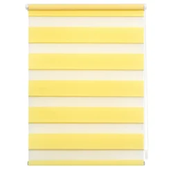 Duo-Rollo Klemmfix, ohne Bohren - Gelb, 90 cm x 220 cm (B x L)