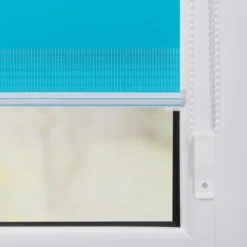 Duo-Rollo Klemmfix, ohne Bohren - Blau, 45 cm x 150 cm (B x L)