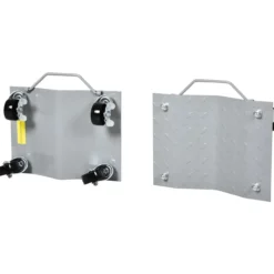 DURHAND Rangierheber 2 Stücke Rangierhilfe Reifenwechsel Wagenhebe Grau 40,5L x 30B x 13,5H cm