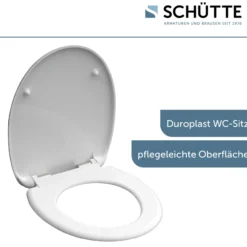 Duroplast WC-Sitz FLOWER&WOOD, mit Absenkautomatik