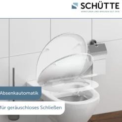 Duroplast WC-Sitz FLOWER&WOOD, mit Absenkautomatik
