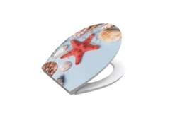 Duroplast WC-Sitz Water Printing Muschelnetz