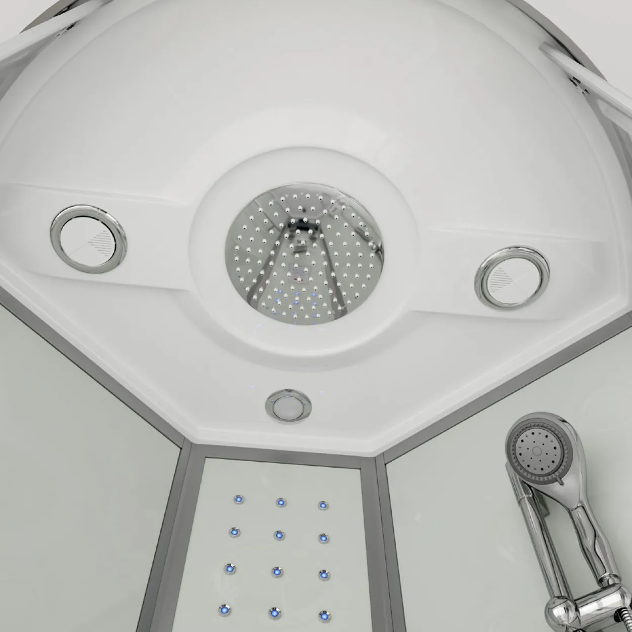 Duschkabine WHITE PEARL - ca. 90 x 90 cm