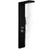 Duschpaneel CASCATA - black