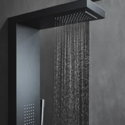 Duschpaneel CASCATA - black