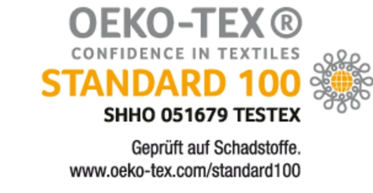 Duschvorhang Textil 240x180 cm Neptun grau