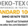 Duschvorhang Textil 180x200 cm Neptun grau