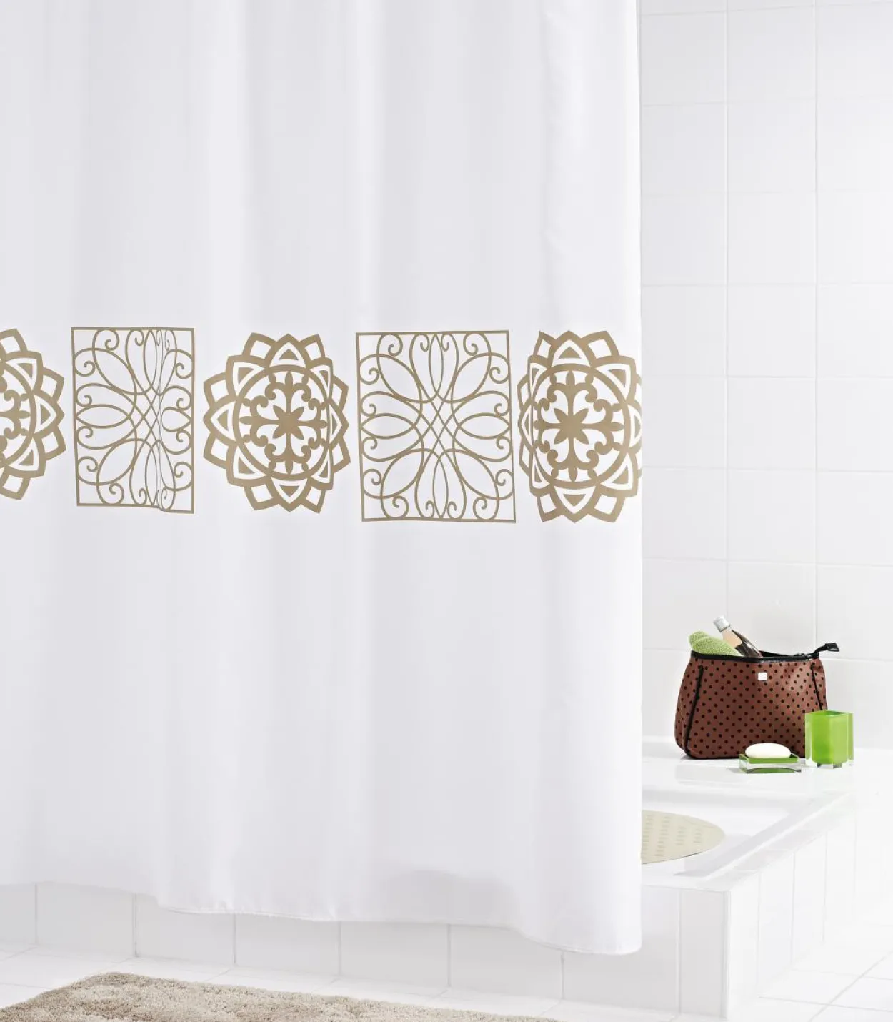 Duschvorhang Textil 180x200 cm Tunis