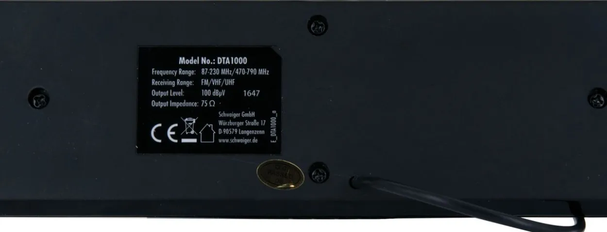 DVB-T2 HD Zimmerantenne aktiv