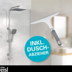 EASY DELUXE Überkopfbrause-Set, Chrom