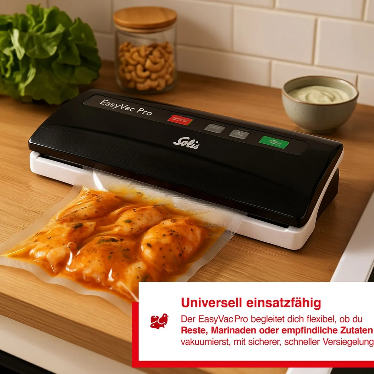 EasyVac Pro schwarz (Typ 569) Vakuumiergerät