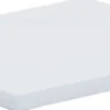 Eckplatte "Lona" 80x80 Weiß