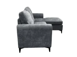 Ecksofa, ca. 207 x 142-78 x 96 cm - Grau