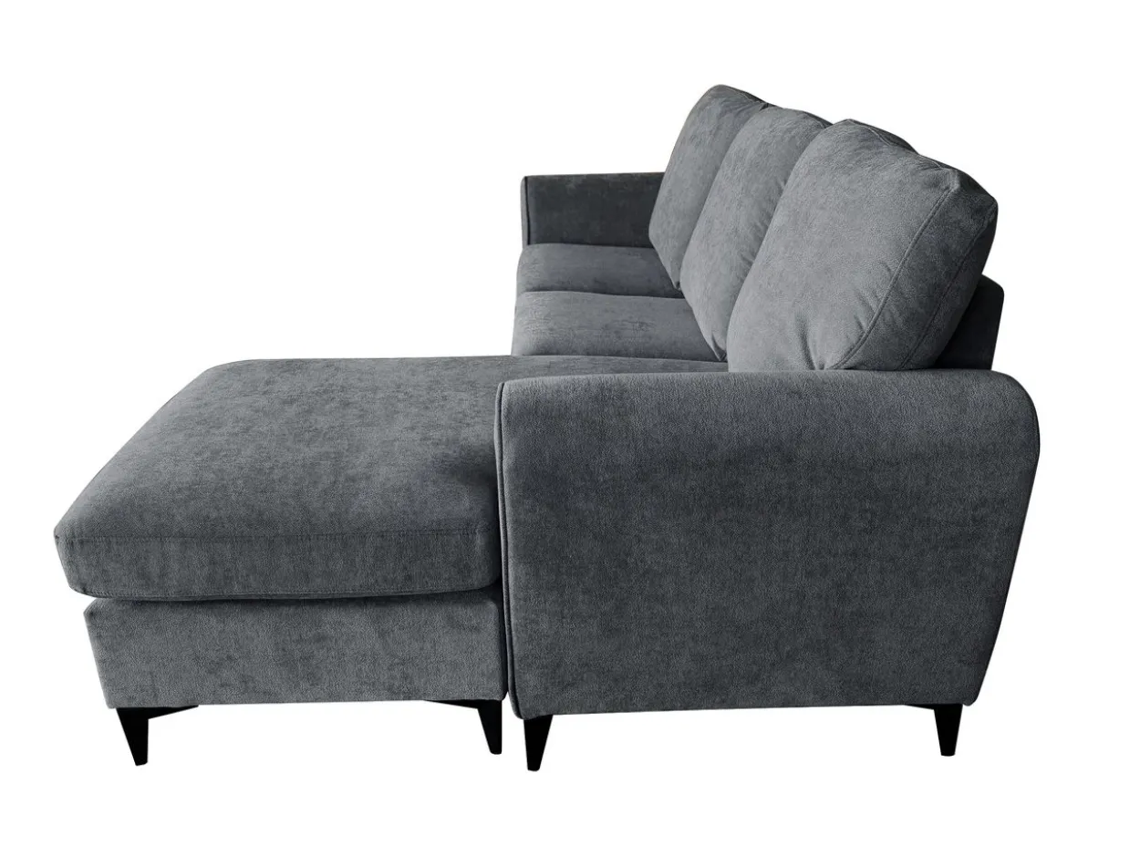 Ecksofa, ca. 207 x 142-78 x 96 cm - Grau