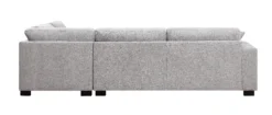 Ecksofa, ca. 308 x 207 x 91 cm - Hellgrau