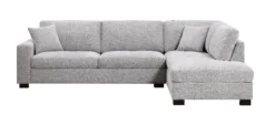 Ecksofa, ca. 308 x 207 x 91 cm - Hellgrau