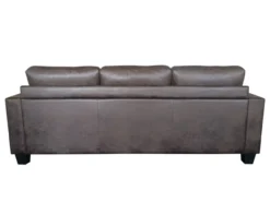 Ecksofa in Vintage Optik - Dunkelbraun