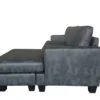 Ecksofa in Vintage Optik grau