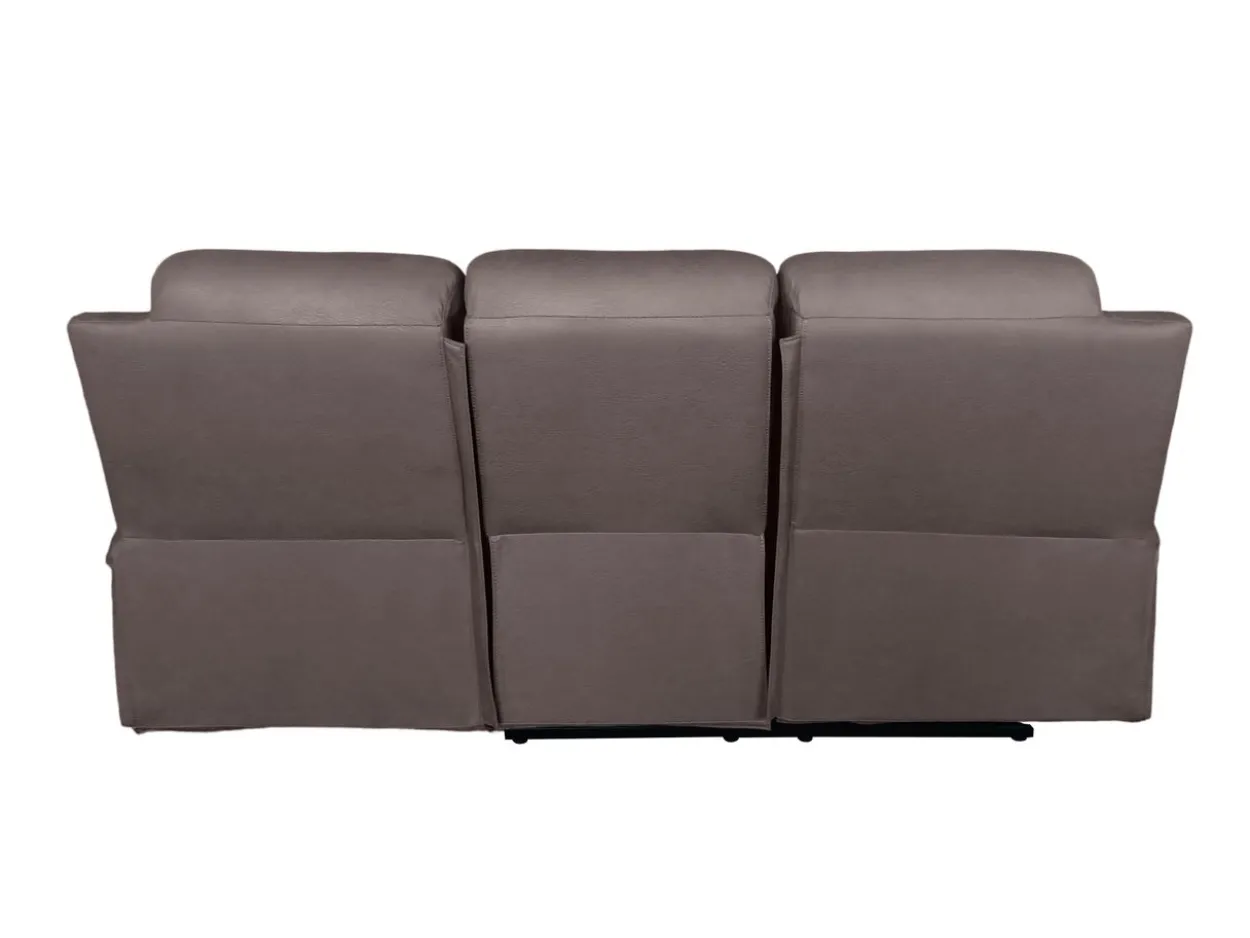 Ecksofa mit Relaxfunktion - Braun