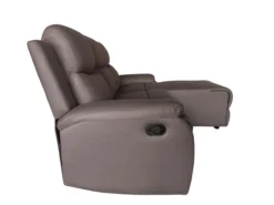 Ecksofa mit Relaxfunktion - Braun