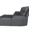 Ecksofa mit Relaxfunktion - Dunkelgrau