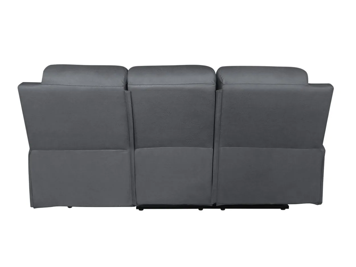 Ecksofa mit Relaxfunktion - Dunkelgrau