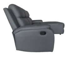 Ecksofa mit Relaxfunktion - Dunkelgrau