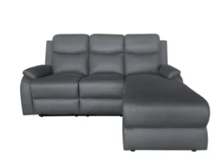 Ecksofa mit Relaxfunktion - Dunkelgrau