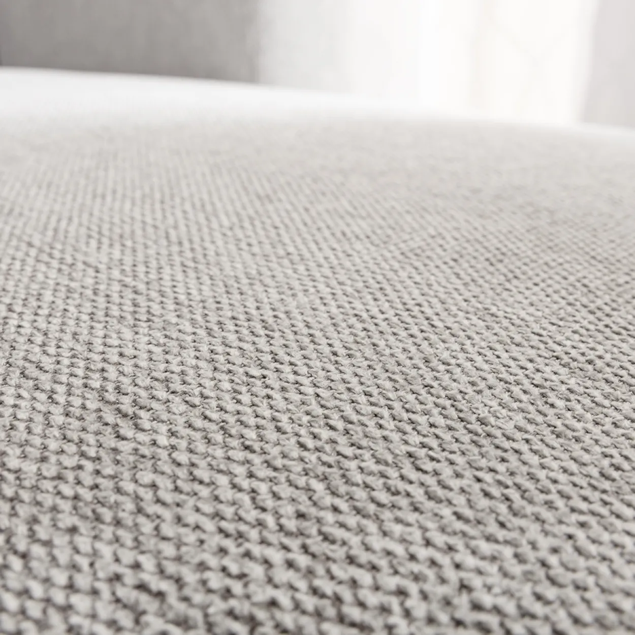 Ecksofa, reversibel links/rechts, ca. 220 x 147 x 86 cm - Hellgrau