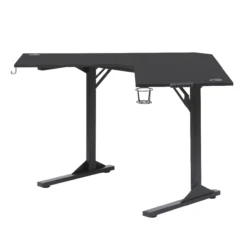 Ecktisch in L-Form für das Homeoffice, ca. 120 x 120 x 76 cm – Schwarz
