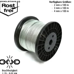 Edelstahldrahtseil