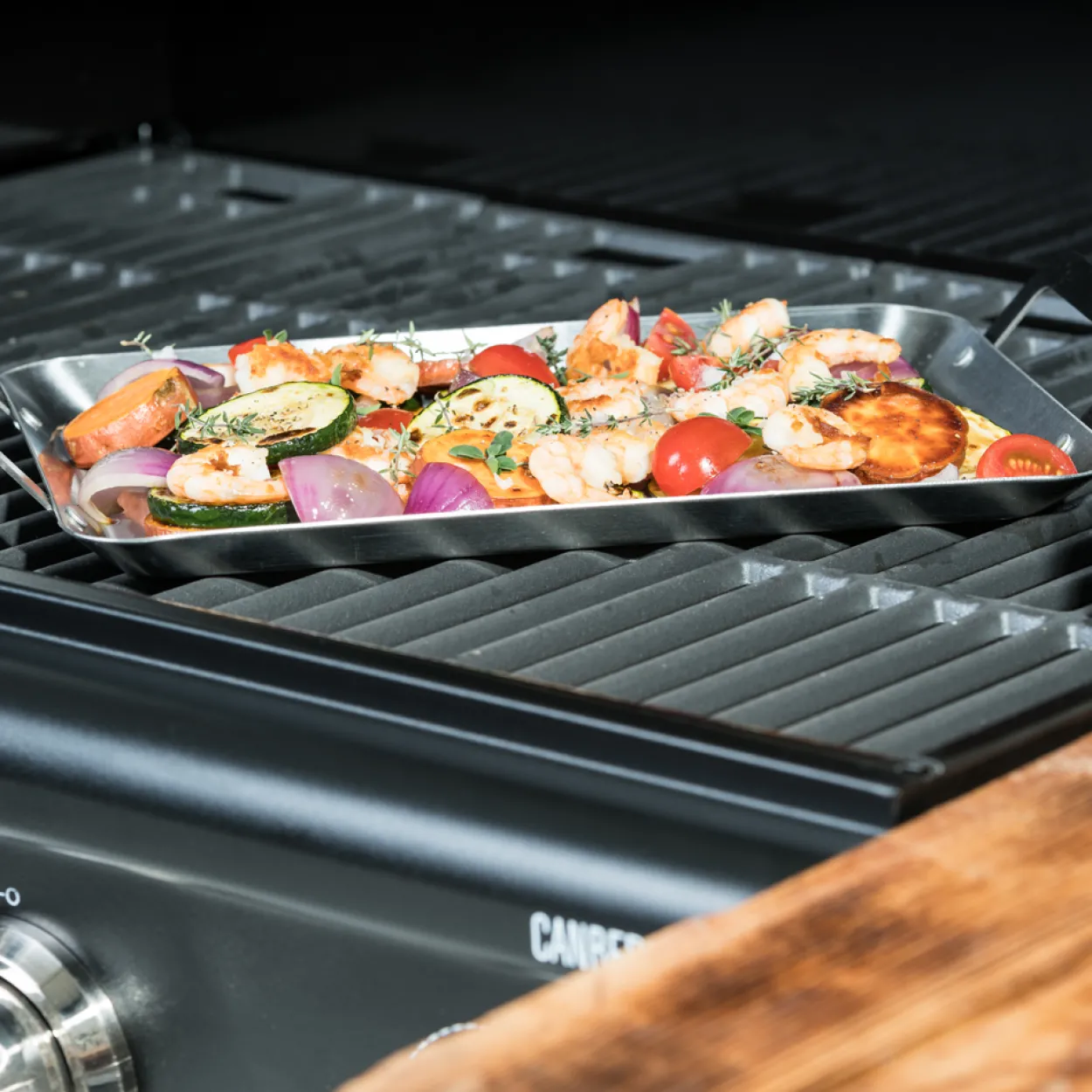 Edelstahl-Grillschale "PADELLA"