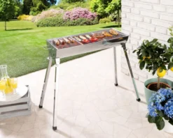Edelstahl Klappgrill