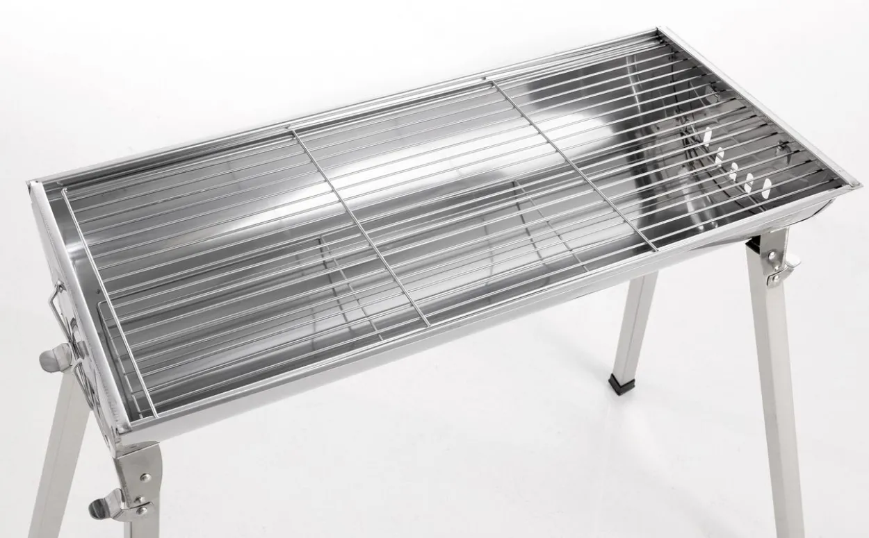 Edelstahl Klappgrill