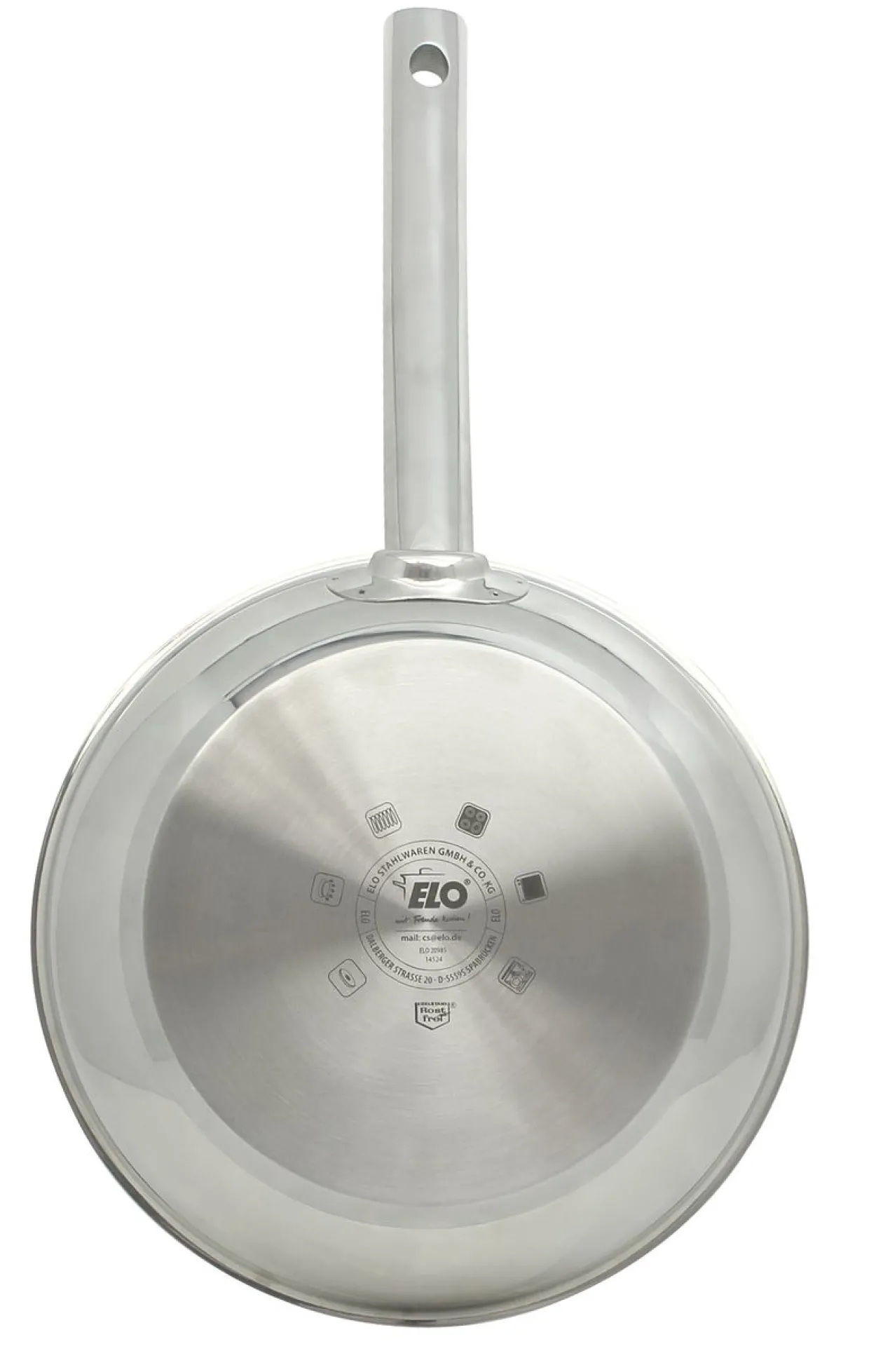 Edelstahl Pfanne 28cm "Durinox"