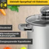 Edelstahl Spargeltopf, 16 cm