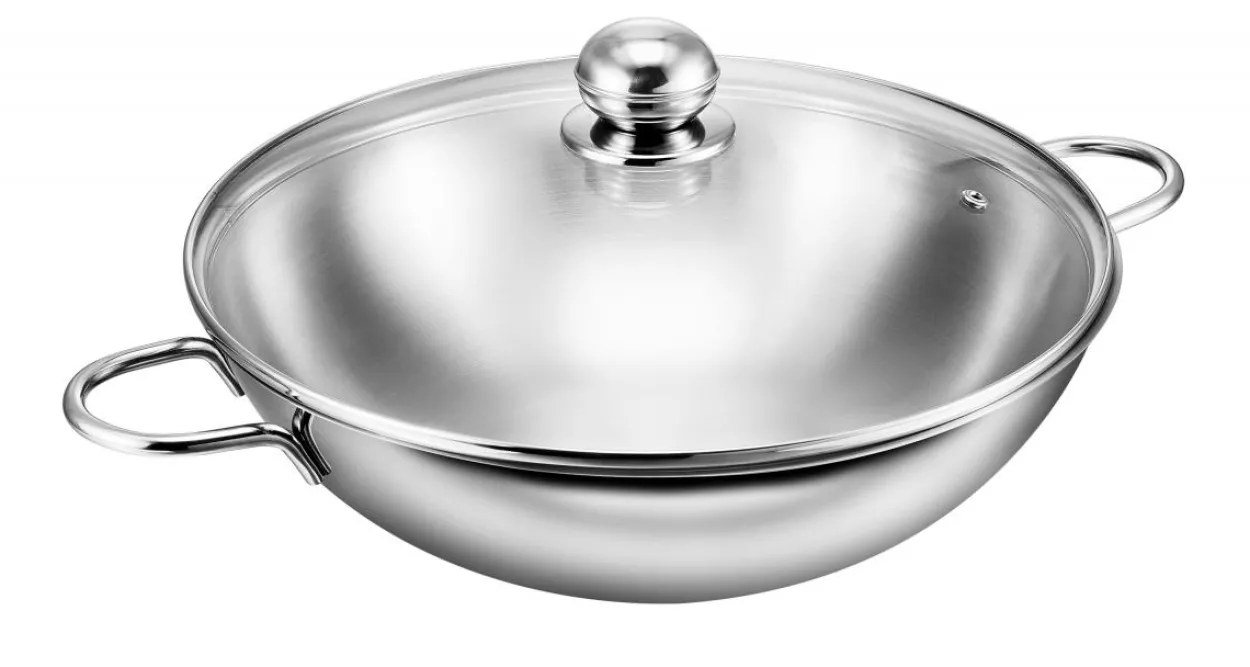 Edelstahl-Wok "Josie"