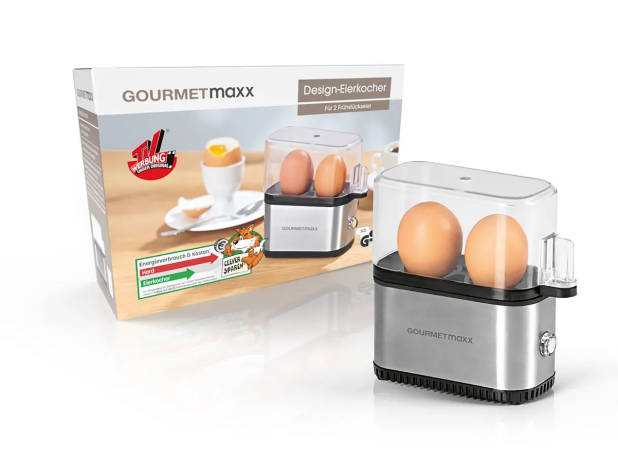 Eierkocher Kompakt 2.0 250W schwarz/silber