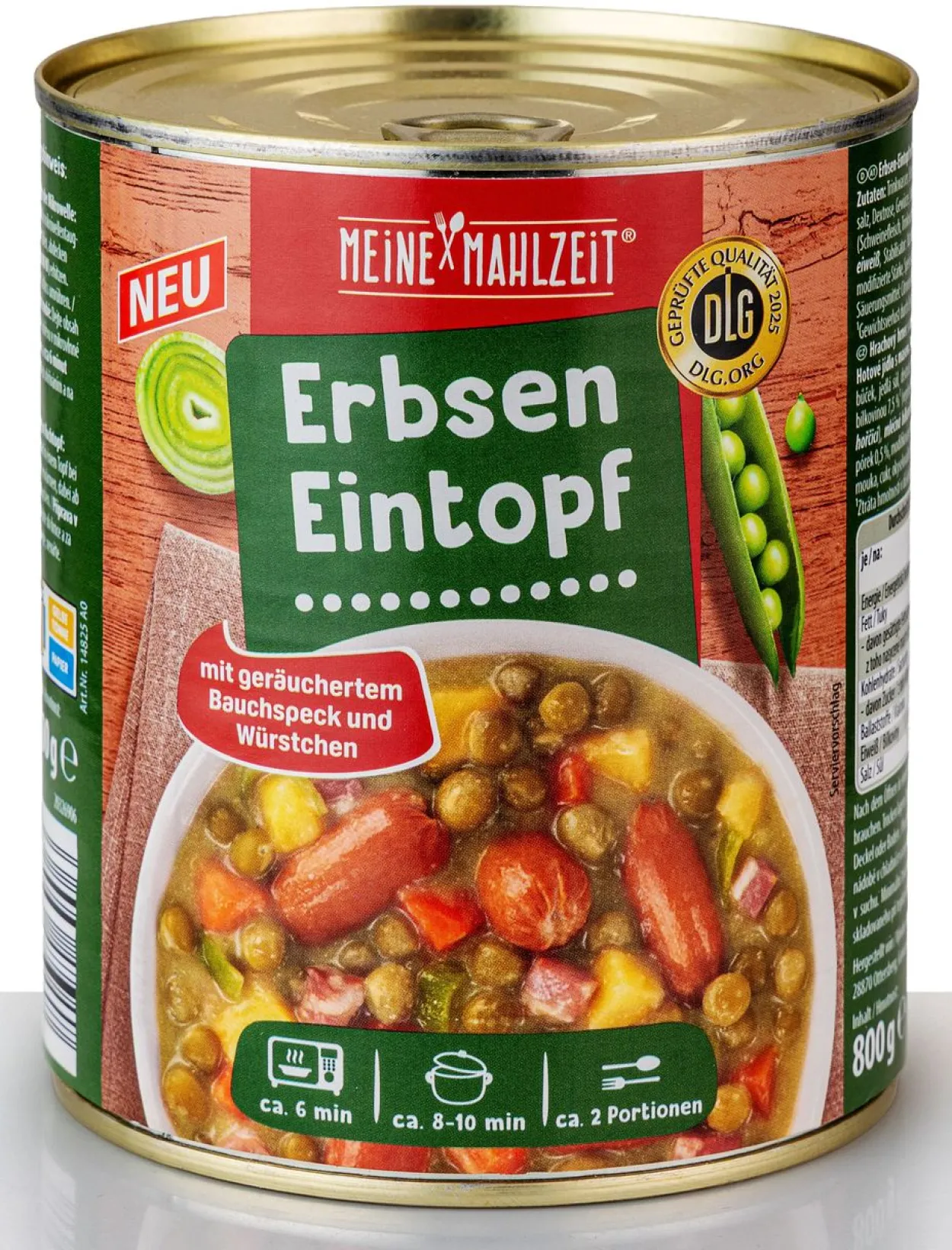 Eintöpfe mit Würstchen 12x800g