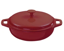Eisenguss Bräter Rund / Rot