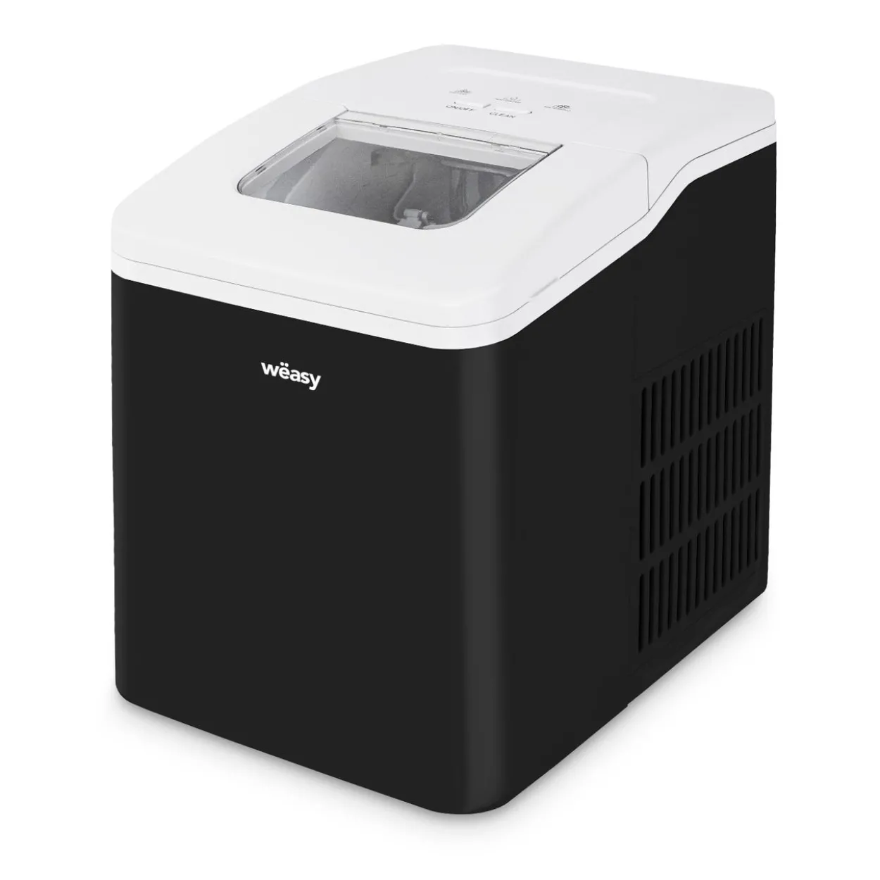 Eiswürfelmaschine KW12 Schwarz