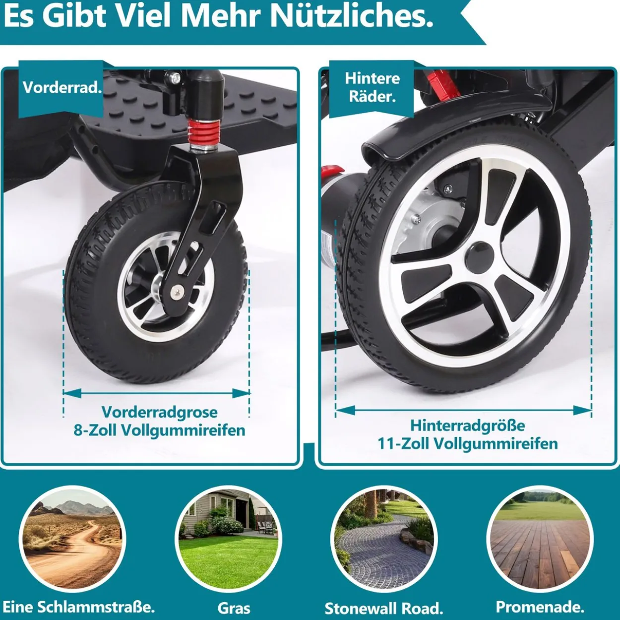 Elektrischer Alu Rollstuhl RST05-SCH