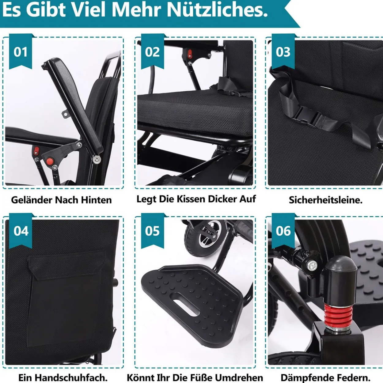 Elektrischer Alu Rollstuhl RST05-SCH
