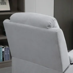 elektrischer Aufstehsessel Sessel mit Aufstehhilfe für Senioren Leinen-Touch Grau 83 x 89 x 102 cm