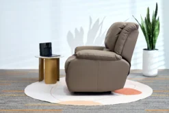 Elektrischer Massagesessel mit Beinanhebung & verstellbare Rückenlehne - Braun